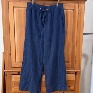 Lilly Pulitzer Deep Blue Drawstring Trousers